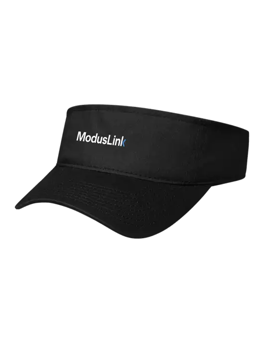 Black Cap Visor w/ModusLink Logo
