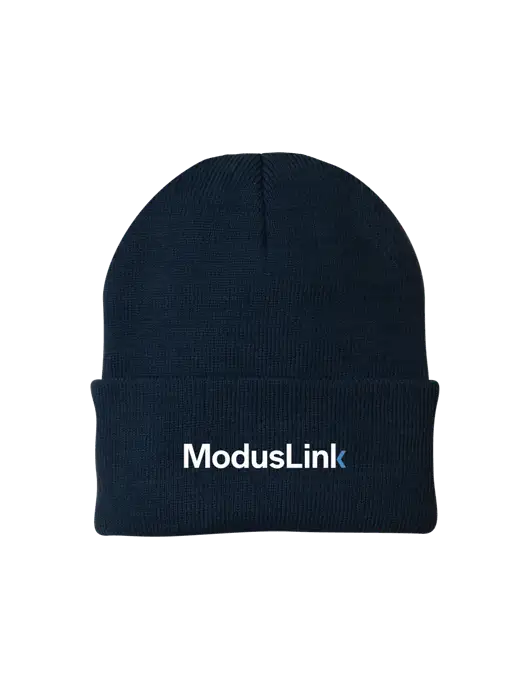 Navy Knit Cap w/ModusLink Logo