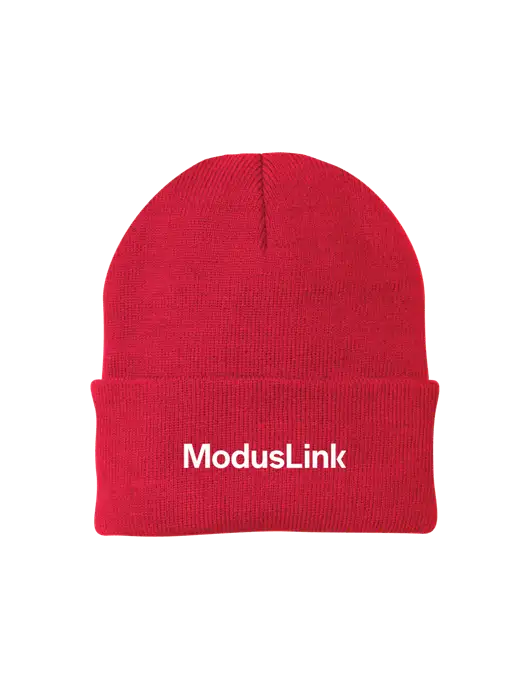 Red Knit Cap w/ModusLink Logo