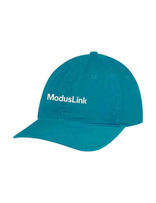 Garment Washed Unstructured Twill Sapphire Cap w/ModusLink Logo