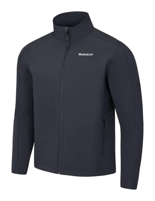 Charcoal Grey Core Soft Shell Jacket w/ModusLink Logo