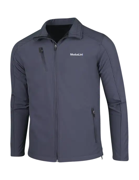 Dark Grey Welded Softshell Jacket w/ModusLink Logo