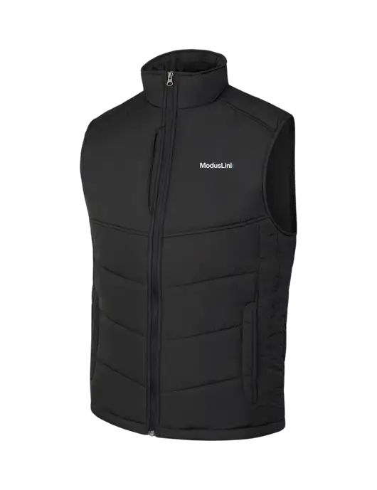 Black/Black Puffy Vest w/ModusLink Logo