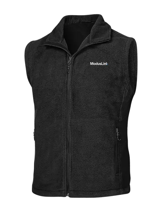 Black Fleece Vest w/ModusLink Logo