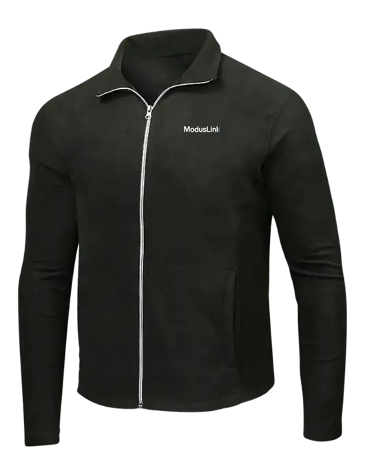 Black Microfleece Jacket w/ModusLink Logo