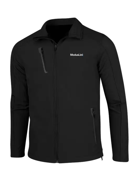 Black Welded Softshell Jacket w/ModusLink Logo