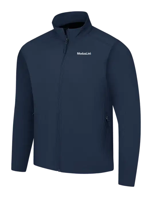 Navy Core Soft Shell Jacket w/ModusLink Logo