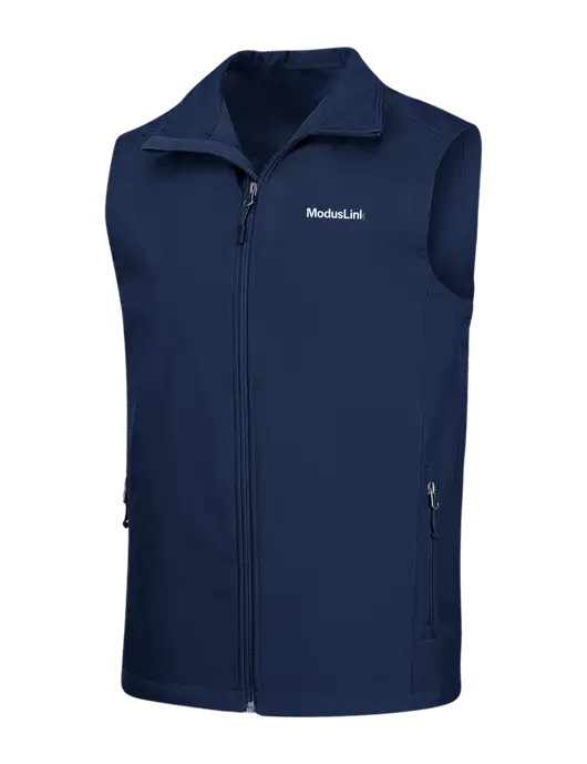 Navy Core Soft Shell Vest w/ModusLink Logo