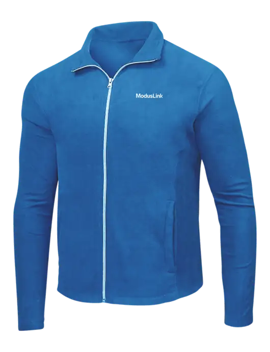Light Royal Microfleece Jacket w/ModusLink Logo
