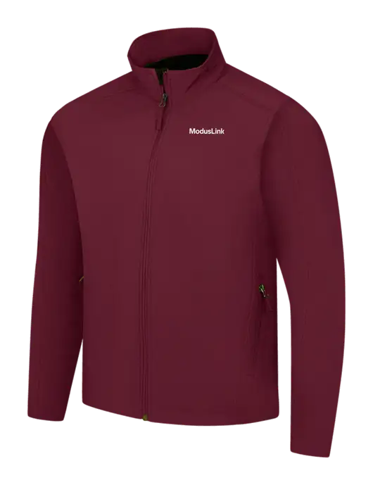 Maroon Core Soft Shell Jacket w/ModusLink Logo