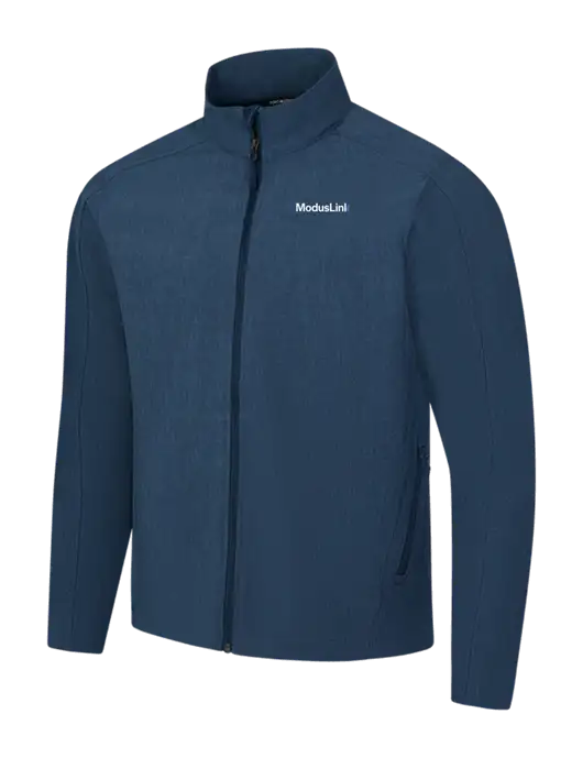 Navy Heather Core Soft Shell Jacket w/ModusLink Logo