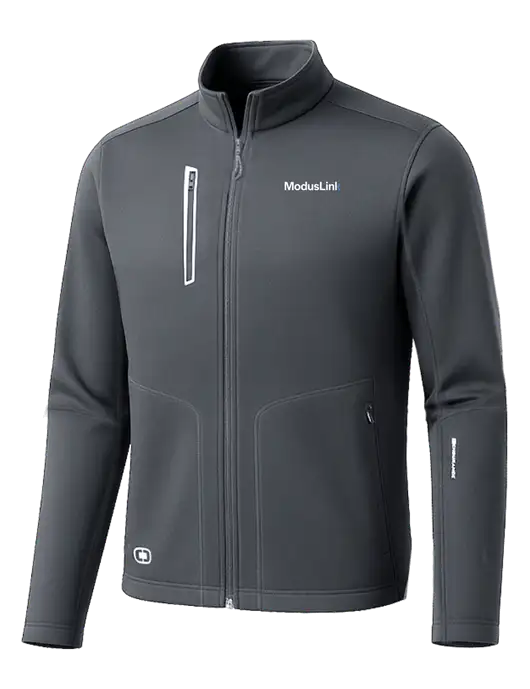 OGIO Dark Grey Endurance Fulcrum Full-Zip w/ModusLink Logo