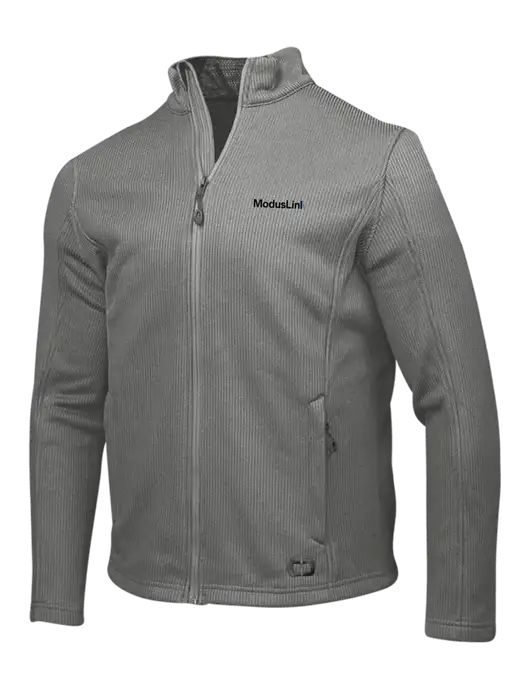 OGIO Medium Grey Grit Fleece Jacket w/ModusLink Logo