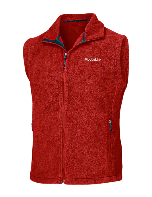 Red Fleece Vest w/ModusLink Logo