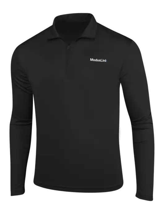 Black PosiCharge Competitor 1/4 Zip Pullover w/ModusLink Logo