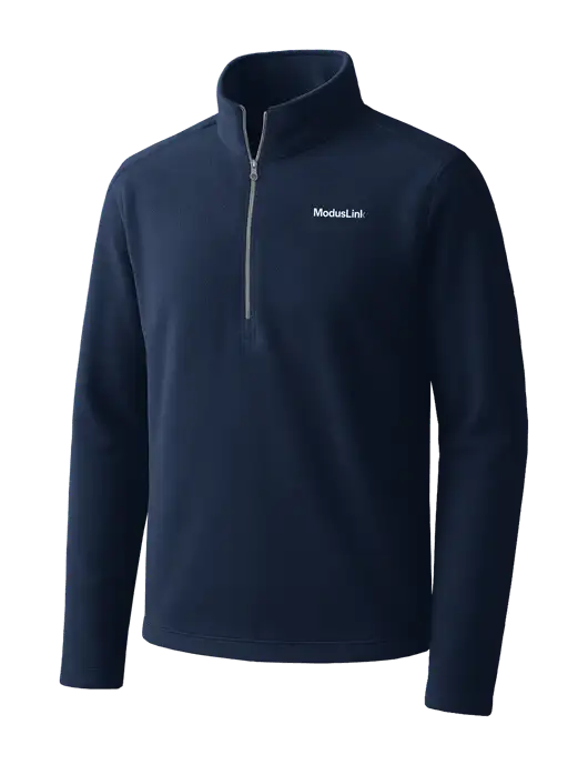 Navy Microfleece 1/2 Zip Pullover w/ModusLink Logo