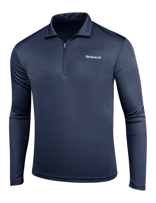 Navy PosiCharge Competitor 1/4 Zip Pullover w/ModusLink Logo