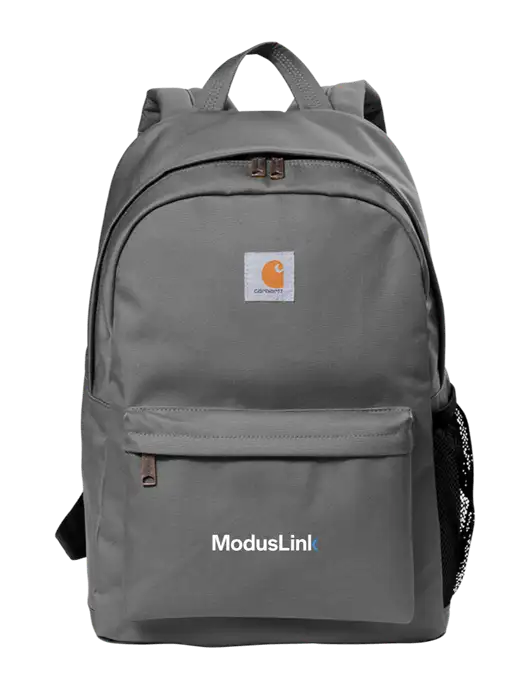 Carhartt Grey Canvas Backpack w/ModusLink Logo